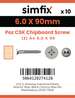 Simfix product label - FXTBA460090-D