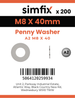 Simfix product label - KABA20844015-T