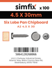 Simfix product label - KTA245030-D