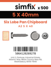 Simfix product label - KTA250040-T
