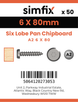 Simfix product label - KTA260080-T