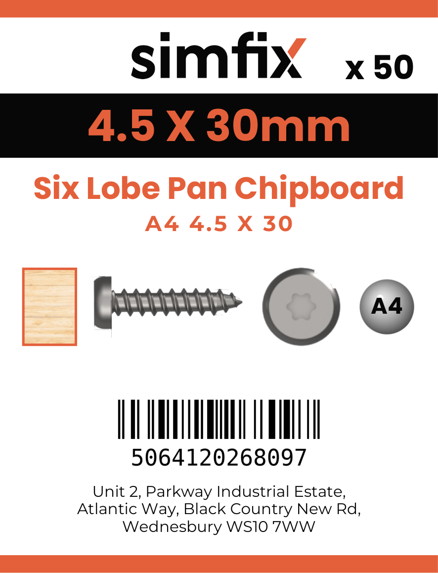 Simfix product label - KTA445030-T