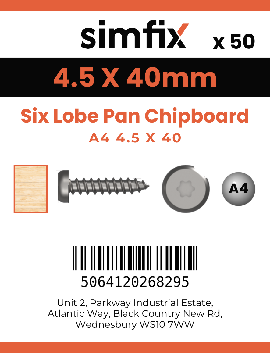 Simfix product label - KTA445040-T