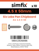 Simfix product label - KTA445050-D