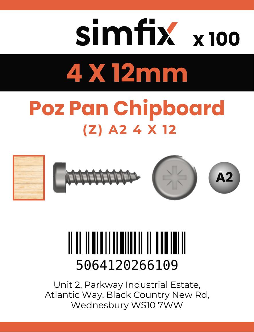 Simfix product label - KXTBA240012-D