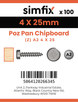 Simfix product label - KXTBA240025-D