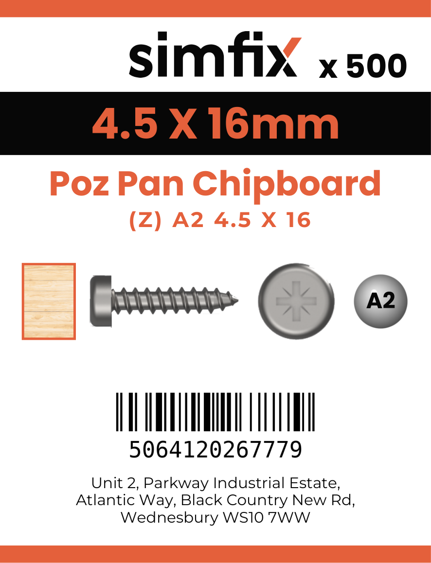 Simfix product label - KXTBA245016-T