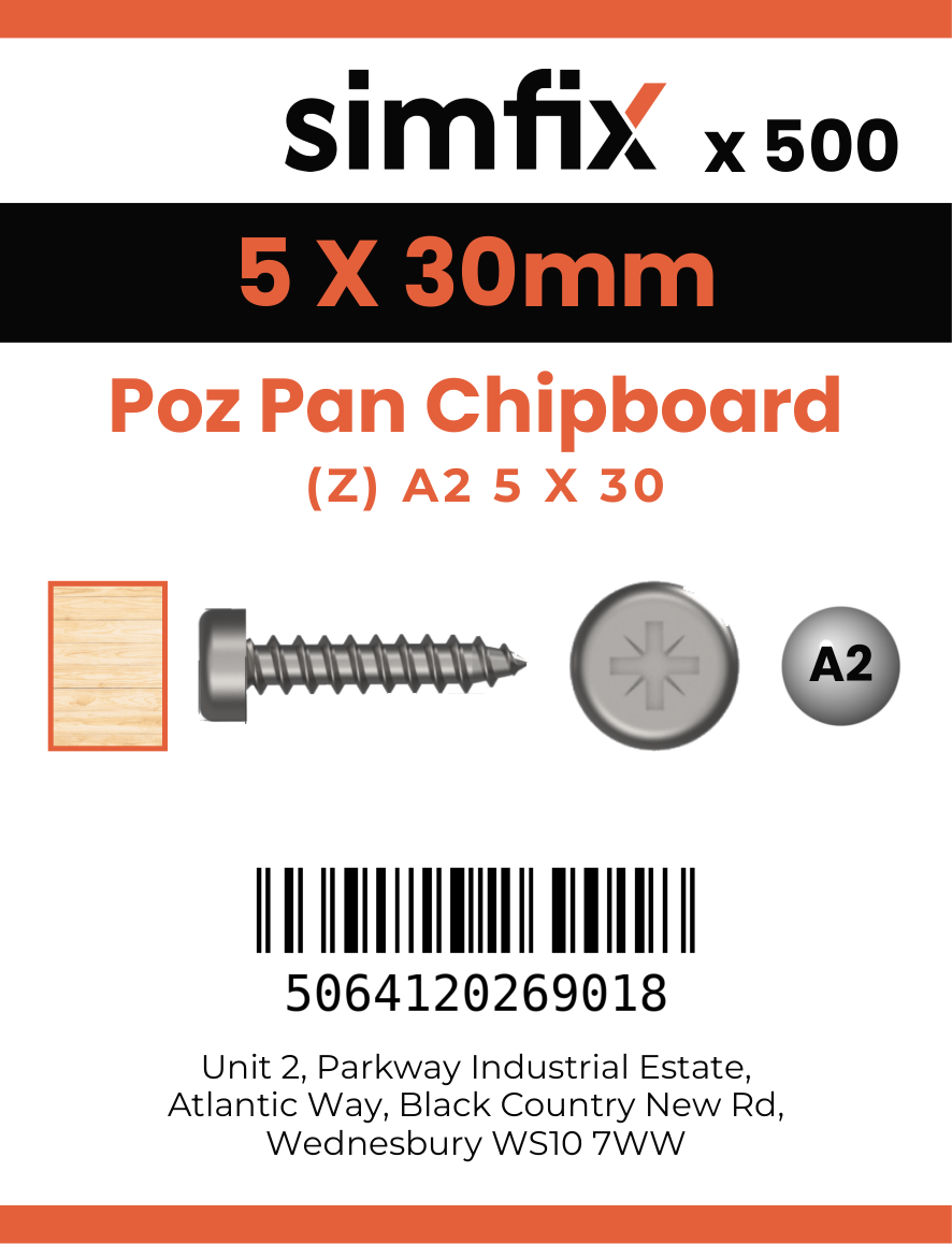 Simfix product label - KXTBA250030-T