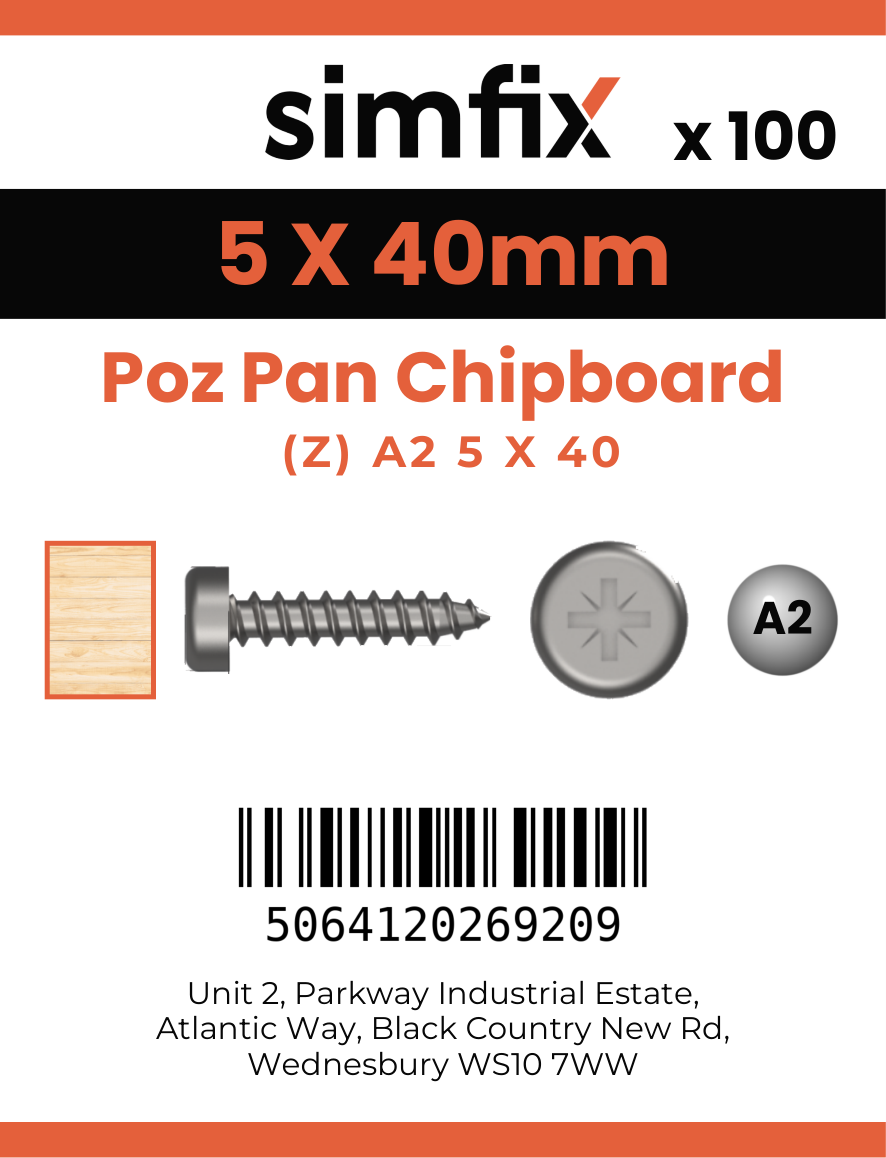 Simfix product label - KXTBA250040-D