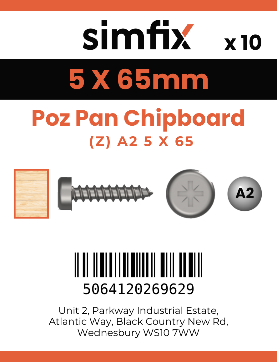 Simfix product label - KXTBA250065-D