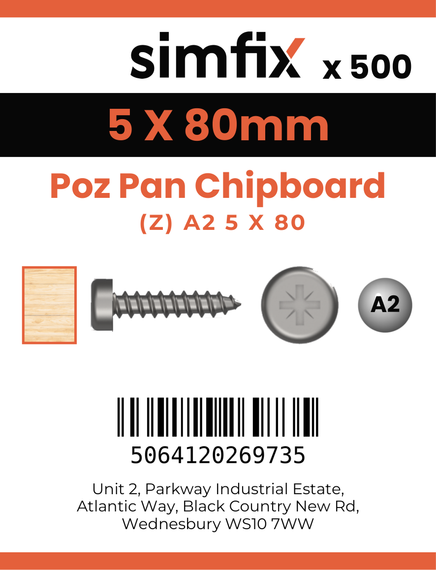 Simfix product label - KXTBA250080-T
