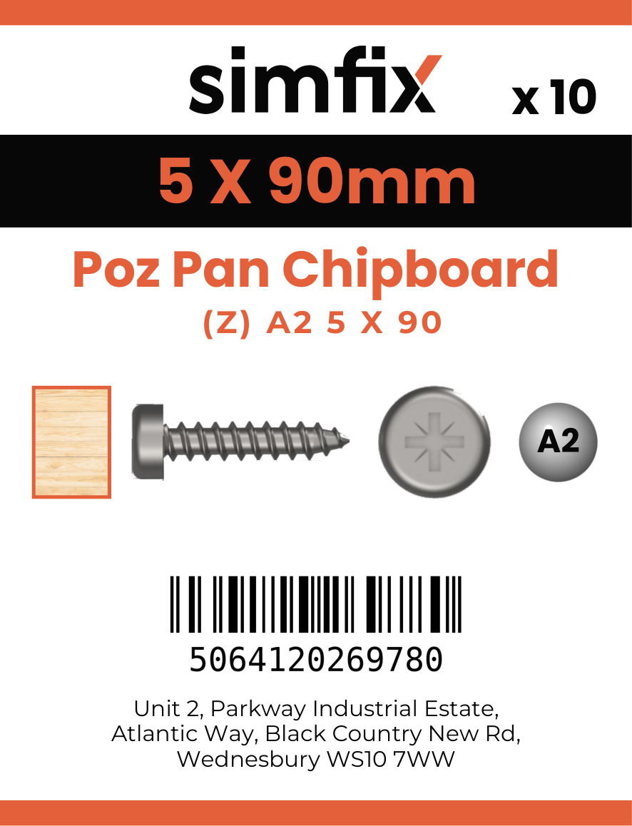 Simfix product label - KXTBA250090-D