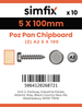 Simfix product label - KXTBA250100-D