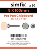 Simfix product label - KXTBA250100-T