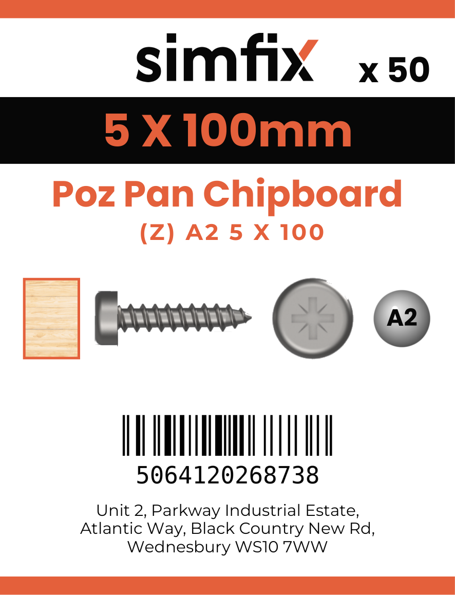 Simfix product label - KXTBA250100-T