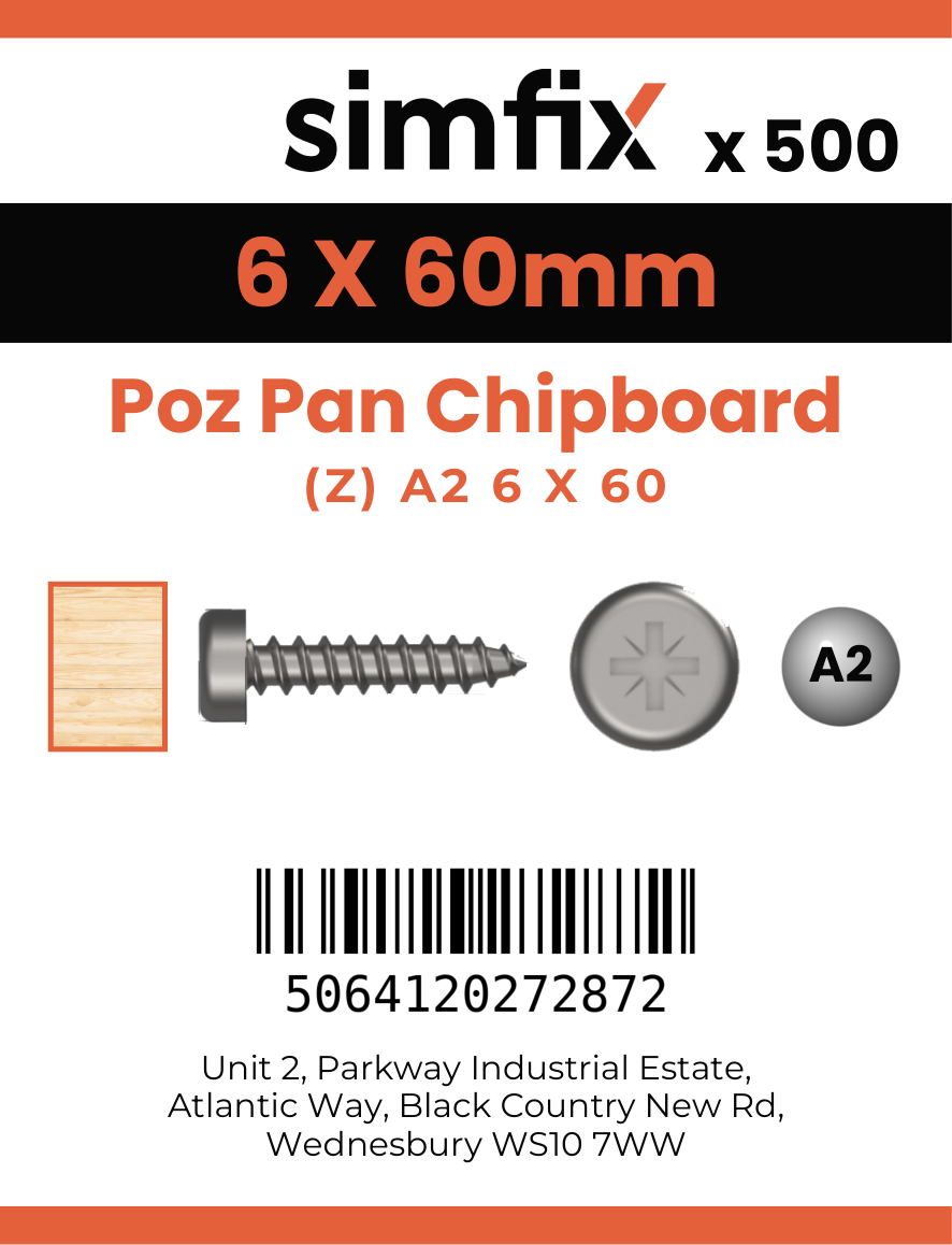 Simfix product label - KXTBA260060-T