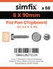 Simfix product label - KXTBA260090-T