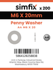 Simfix product label - PENNYA406020-T
