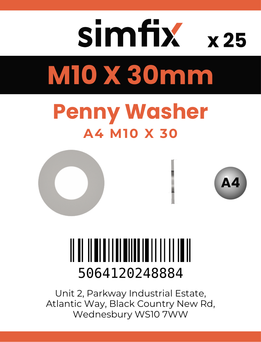 Simfix product label - PENNYA410030-D