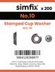 Simfix product label - SCUPWA2N10-T