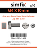 Simfix product label - SECF04010-D