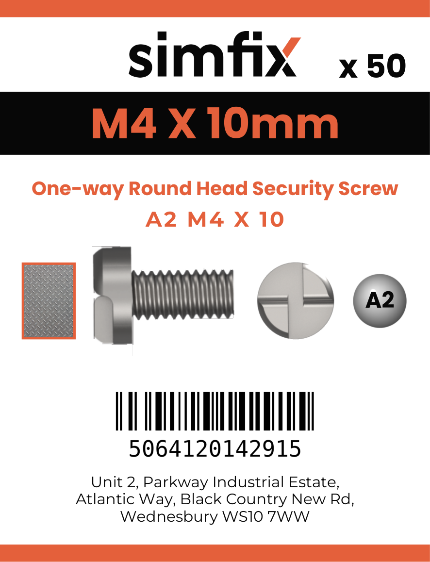Simfix product label - SECF04010-T