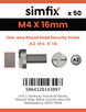 Simfix product label - SECF04016-T