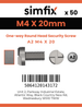 Simfix product label - SECF04020-T