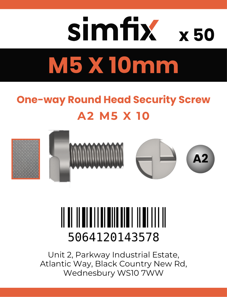Simfix product label - SECF05010-T