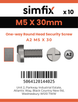 Simfix product label - SECF05030-D
