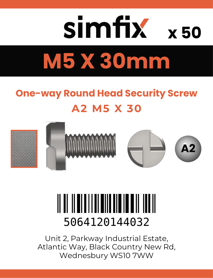 Simfix product label - SECF05030-T