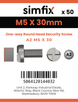 Simfix product label - SECF05030-T