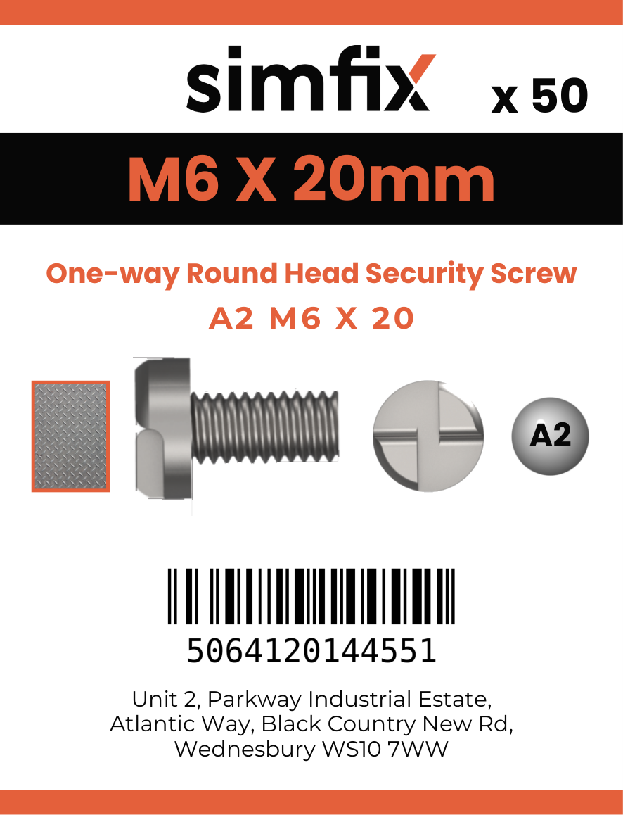 Simfix product label - SECF06020-T
