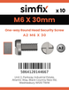 Simfix product label - SECF06030-D