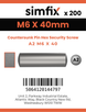 Simfix product label - SECF170755-T