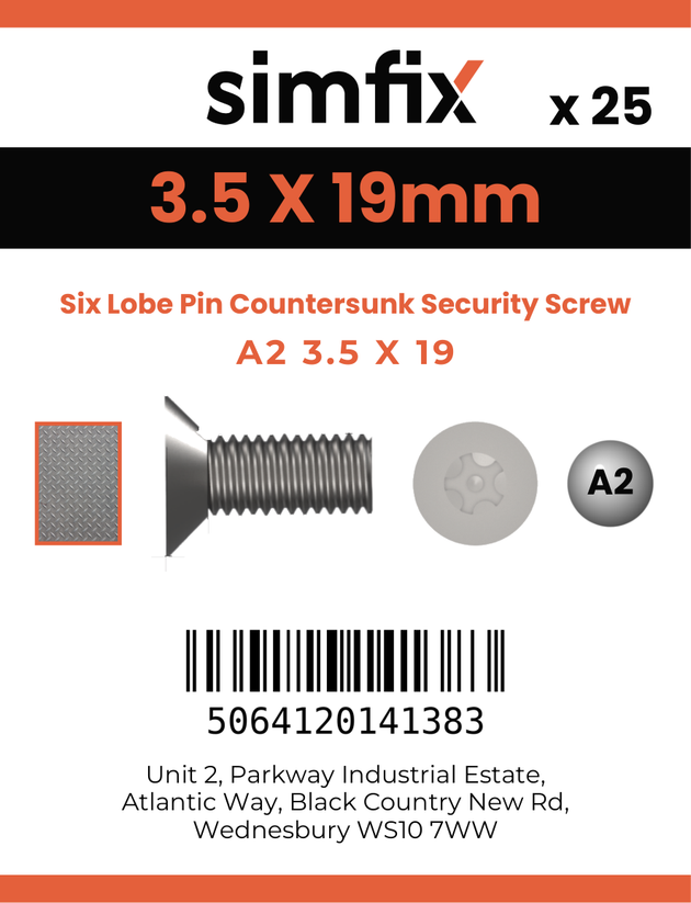 Simfix product label - SECF173557-D