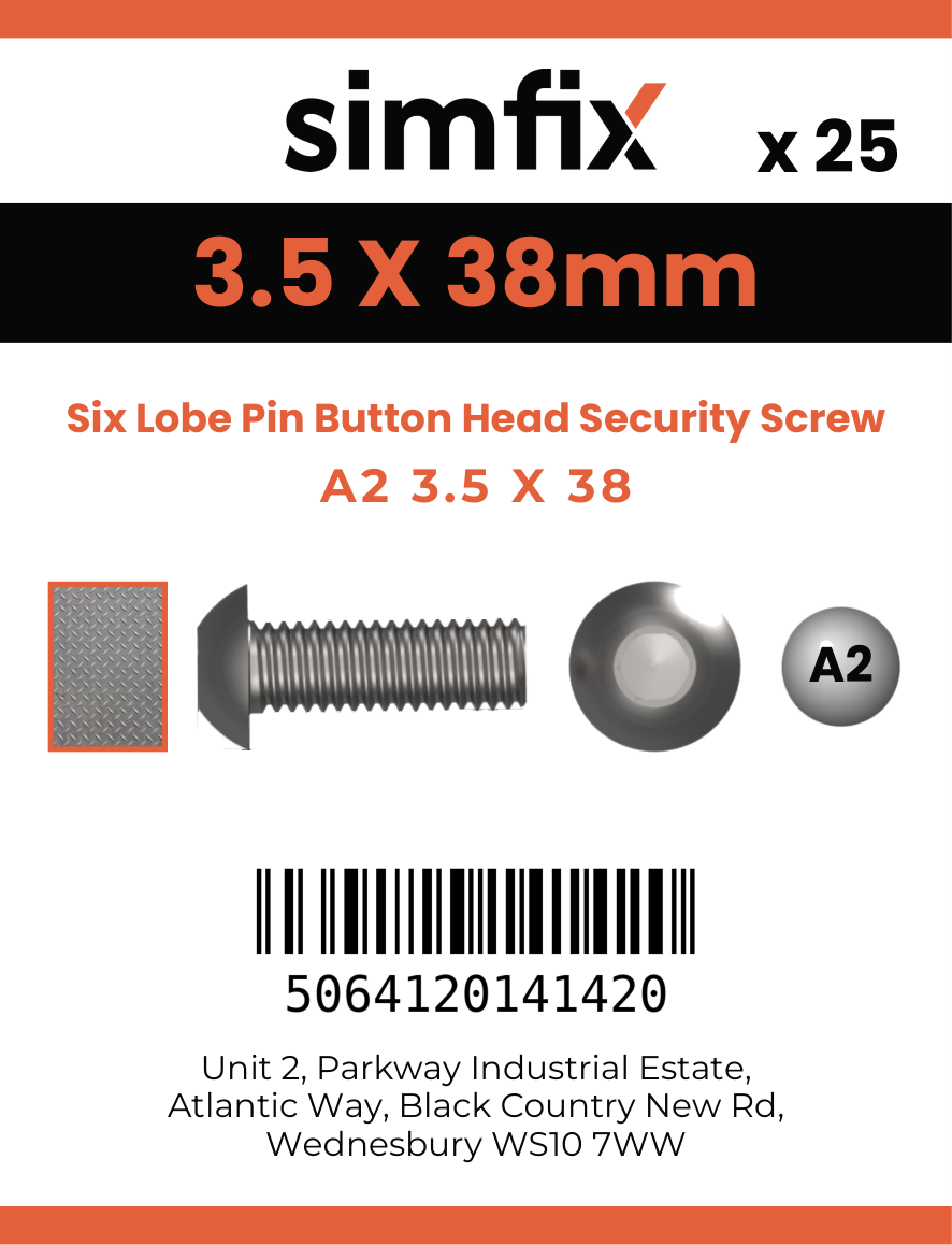 Simfix product label - SECF173570-D