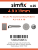 Simfix product label - SECF173762-D