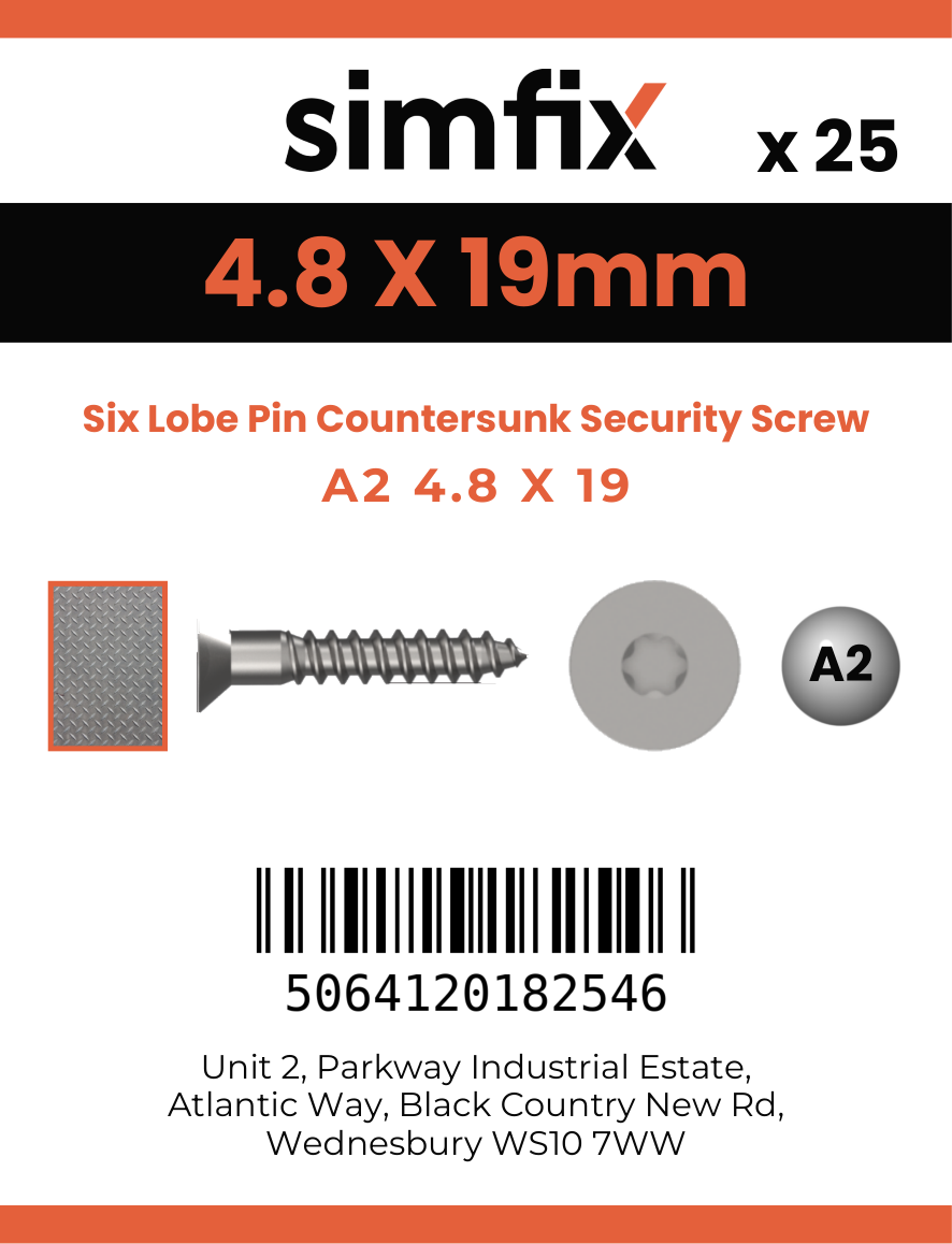 Simfix product label - SECF173762-D