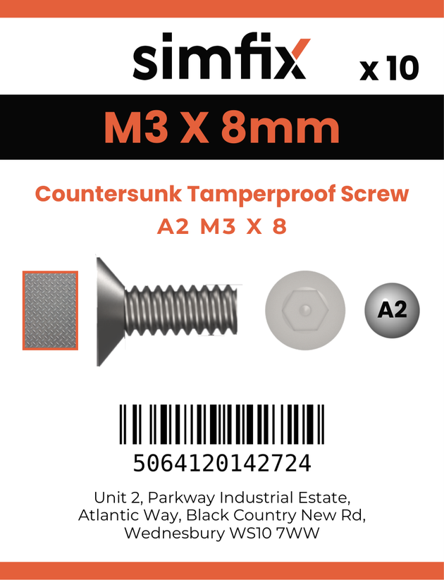 Simfix product label - SECF176005-D