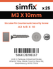 Simfix product label - SECF176007-D