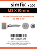 Simfix product label - SECF176007-T
