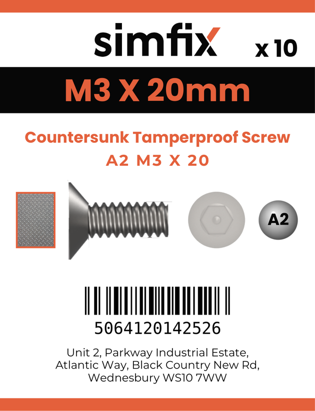 Simfix product label - SECF176021-D