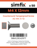 Simfix product label - SECF176075-T