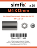 Simfix product label - SLN-RC-A104012-D