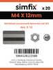 Simfix product label - SLN-RC-A104012-D