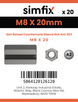 Simfix product label - SLN-RC-A108020-D