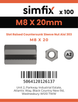 Simfix product label - SLN-RC-A108020-T