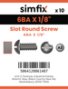 Simfix product label - SRBAA16003-D