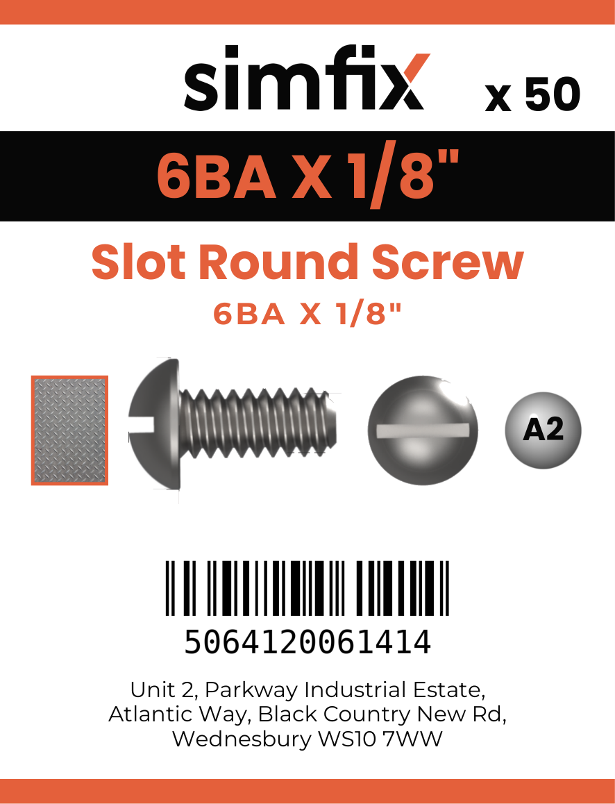 Simfix product label - SRBAA16003-T